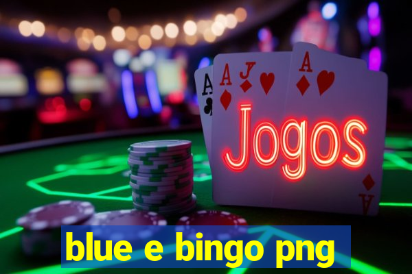 blue e bingo png